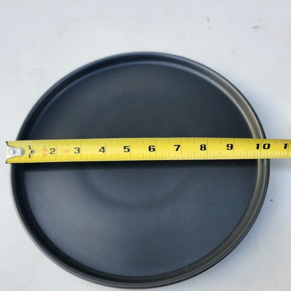NEW Stone Lain Stoneware Round Dinner Plate Dinnerware Gray Replacement Matte Mi